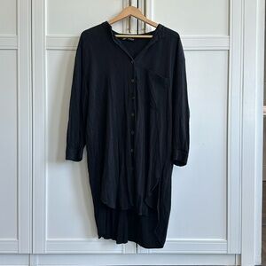 Maxi black shirt